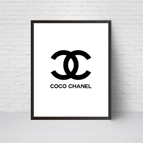 chanel coco poster|black and white chanel poster.